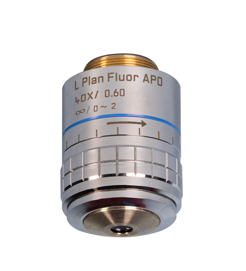 40x平场复消色差明CORR玻璃厚度校正物镜